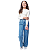 Calça Wide leg Jeans Infantil Juvenil Meninas Adolescentes - Imagem 5