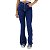 Calça Jeans Flare Com Lycra Meninas Cintura Alta 8 Ao 16 - Imagem 7