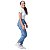 Calça Jogger Infantil Juvenil Menina Bolso Cargo Jeans - Imagem 4