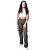 Calça Cargo Infantil Menina Juvenil Wide Leg Pantalona verde militar - Imagem 5