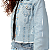 Jaqueta Jeans Curta Infantil Menina Juvenil  Roupa 8 ao 16 - Imagem 3