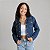 Jaqueta Jeans Curta Infantil Menina Juvenil Roupa 8 ao 16 - Imagem 3