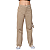 Calça Bolso Cargo Tecido Infantil Juvenil Meninas Feminina - Imagem 5