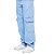 Calça Cargo Juvenil Infantil Jeans Wide leg Menina Pantalona - Imagem 9