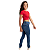 Calça Skinny Jeans Com Lycra Justa Menina Infantil Juvenil - Imagem 5