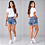Short Jeans Infantil Menina Juvenil Adolescentes verão - Imagem 3