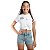 Short Jeans Bermuda Infantil Juvenil  Menina Verão 10 ao 16 - Imagem 6