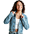 Jaqueta Jeans Curta Infantil Juvenil Meninas Adolescentes - Imagem 6