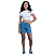 Short Jeans Infantil Menina Juvenil 08 ao 16 Verão Regulador - Imagem 7