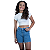 Short Jeans Infantil Menina Juvenil 08 ao 16 Verão Regulador - Imagem 9