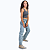 Calça Jeans Infantil Wide Leg Larguinha Juvenil Menina 8a16 - Imagem 6