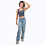 Calça Jeans Infantil Wide Leg Larguinha Juvenil Menina 8a16 - Imagem 1