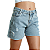Kit 2 Short Jeans Menina Juvenil Infantil Ajuste Interno - Imagem 2