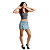 Shorts Saia Jeans Infantil Menina Juvenil Feminina 10 ao 16 - Imagem 4