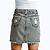 Saia Jeans Infantil Menina Juvenil Feminino Curta Preto Teen - Imagem 8