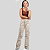 KIT2 Calça Jeans Bolso Cargo Wide Leg Infantil Menina Tecido - Imagem 3