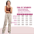 KIT2 Calça Jeans Bolso Cargo Wide Leg Infantil Menina Tecido - Imagem 8