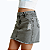 Saia Cargo Jeans Infantil Menina Juvenil Feminino Preto Blac - Imagem 10
