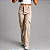 Calça Cargo Jeans Juvenil Bege - Imagem 1