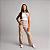 Calça Cargo Jeans Juvenil Bege - Imagem 2