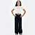 Calça Preta Wide Leg Tecido Pantalona Ajuste Interno Menina - Imagem 1