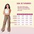 Calça Cargo Jeans Infantil Juvenil Meninas Ajuste Elastico - Imagem 7
