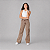 Calça Cargo Jeans Juvenil Marrom - Imagem 1