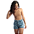 Kit 3 Shorts Jeans Menina Juvenil Infantil Ajuste Interno - Imagem 2