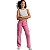 Calça Cargo Jeans Colorido Infantil Juvenil Meninas Feminino - Imagem 5