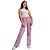 Calça Cargo Wide Leg Jeans Colorido Infantil Juvenil Menina - Imagem 9