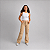 Calça Cargo Jeans collor laranja juvenil - Imagem 1