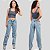 Calça Mom Jeans Feminina Roupa Moda Infantil Juvenil 8 ao 16 - Imagem 2