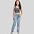 Calça Mom Jeans Feminina Roupa Moda Infantil Juvenil 8 ao 16 - Imagem 8