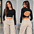 Blusa Cropped manga longa Infantil Juvenil Menina Moda Blogueirinha - Imagem 6