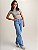 Calça Wide leg Jeans Moda Infantil Juvenil Menina Pantalona - Imagem 10