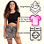 Blusa Cropped Infantil Juvenil Menina Moda Blogueirinha - Imagem 8