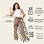 KIT 2 Calças Jeans Bolso Cargo Wide Leg Infantil Juvenil Menina Tecido Colorido 8 ao 16 Escolar - Imagem 6