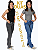 KIt 2 Calças Jeans Flare Com Lycra Justa Juvenil Infantil Meninas - Imagem 1