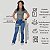 KIt 2 Calças Jeans Flare Com Lycra Justa Juvenil Infantil Meninas - Imagem 8
