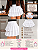 Shorts Saia Elastano Infantil Menina Juvenil Lycra 10 ao 16 - Imagem 1