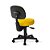 Cadeira Mocho Palmi Giratória Back Amarelo - Imagem 3