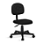 Cadeira Secretaria Estrela Giratória Universal Preta - Imagem 1
