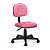 Cadeira Secretaria Estrela Giratória Universal Rosa - Imagem 1