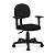 Cadeira Secretaria Estrela Giratória Universal C/Br Preta - Imagem 1