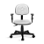 Cadeira Secretaria Estrela Giratória Universal C/Br Branca - Imagem 2