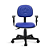 Cadeira Secretaria Estrela Giratória Universal C/Br Azul - Imagem 2