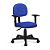 Cadeira Secretaria Estrela Giratória Universal C/Br Azul - Imagem 1