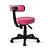 Cadeira Mocho Patti Giratória Universal Rosa - Imagem 4