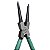 Alicate Trava Interno Reto 9" Sata 35 a 100mm ST72033ST - Imagem 1