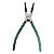 Alicate Trava Interno Curvo 9" Sata 35 a 100mm ST72043ST - Imagem 2